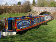 Ernest Thomas II narrow boat moored