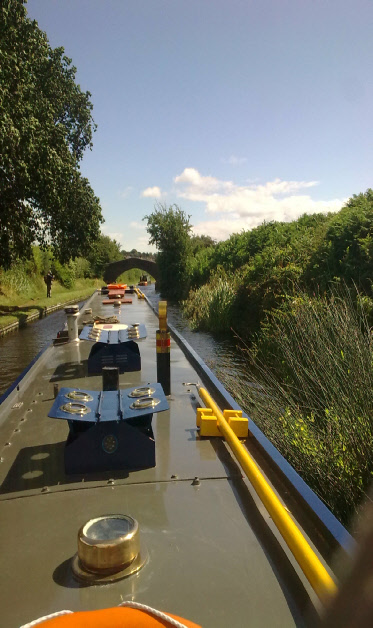 Ernest Thomas along the Staffordshire and Worcestershire Canal